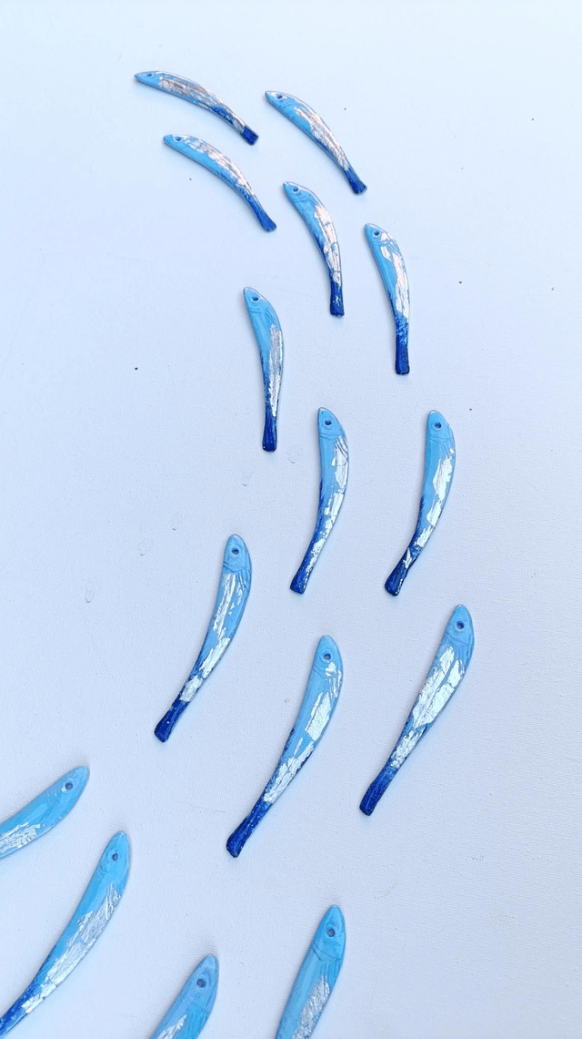 Ready to ship:15 Middy  Blue & Silver