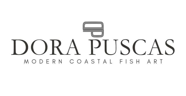 Modern Coastal Fish Art 